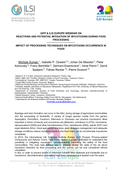 Michele Suman 1, Isabelle P. Oswald 2,3, Johan De Meester 4