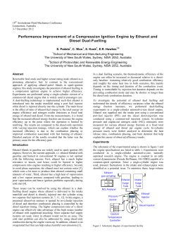 Performance improvement of compression ignition engine by