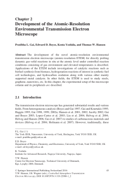 Development of the Atomic-Resolution Environmental Transmission