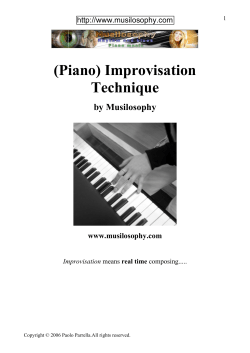 (Piano) Improvisation Technique - Corcoran High School Panther