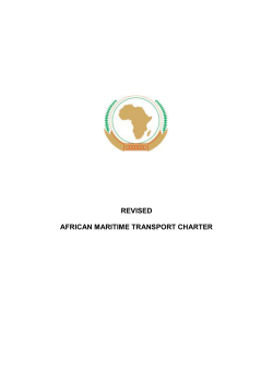 revised african maritime transport charter