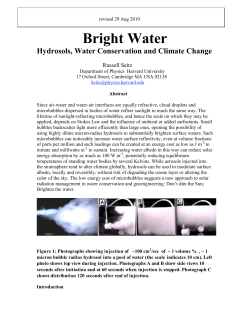 Bright Water - at www.arxiv.org.