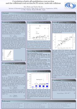 Abstract Positron annihilation in gases Ps quenching in gases