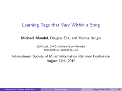 Learning Tags that Vary Within a Song