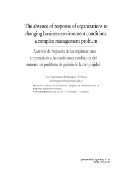 a complex management problem