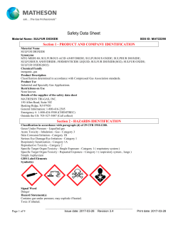 Safety Data Sheet - ChemADVISOR, Inc.