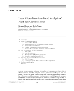 Laser Microdissection-Based Analysis of Plant Sex Chromosomes