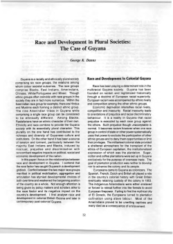Race and Development in Plural Societies - STA Journals