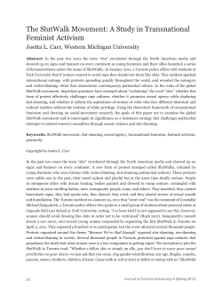 - The Journal of Feminist Scholarship