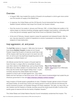 The Gulf War
