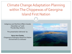 Kerry-Ann Charles from the Chippewas of Georgina Island First Nation