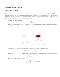 Solutions to suggested problems