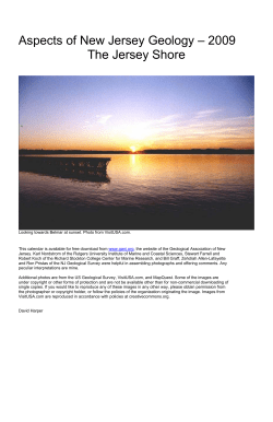 2009 - Geological Association of New Jersey