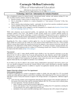 Technology Alert List - Information for Scholars/Students
