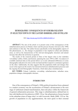 PDF - Bulletin of Geography. Socio