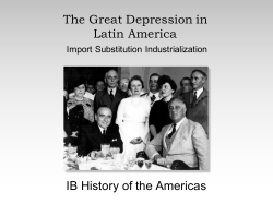 The Great Depression in Latin America IB History of