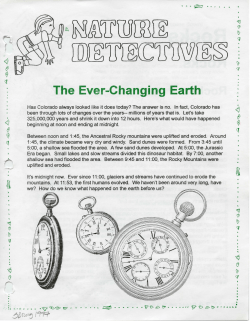 The Ever-Changing Earth