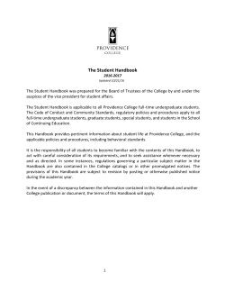 The Student Handbook