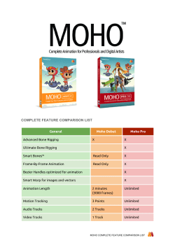complete feature comparison list