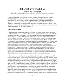 FRAGSTATS Workshop