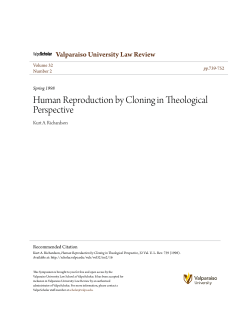 Human Reproduction by Cloning in Theological
