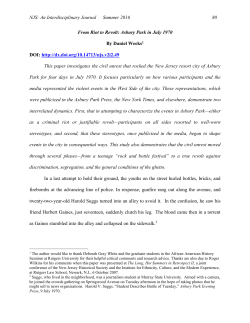 NJS: An Interdisciplinary Journal Summer 2016 80 From Riot to