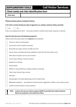 Cell Visitor Service Client needs forms