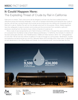 It Could Happen Here - The Exploding Threat of Crude by Rail