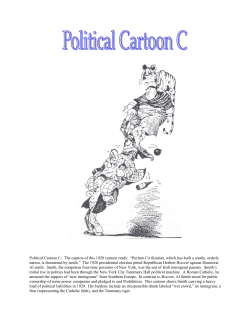 Political Cartoon C: The caption of this 1928 cartoon reads