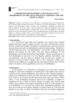 4. PROMOTING DEVELOPMENT AND CHANGE: CIVIL