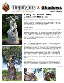 Carving Out Your Own Destiny - Society of Minnesota Sculptors