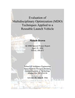 Evaluation of Multidisciplinary Optimization