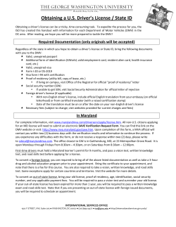 Obtaining a U - International Services Office