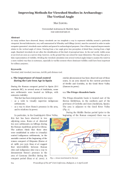 Improving Methods for Viewshed Studies in Archaeology
