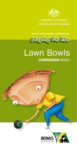 Lawn Bowls - Healthy Active Kids