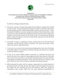 2015.07.27-AOSIS Statement-UN Security Council on SIDS