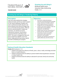 Teacher Guide - Cleveland Museum of Natural History