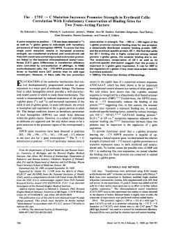 175T - C Mutation Increases Promoter Strength in