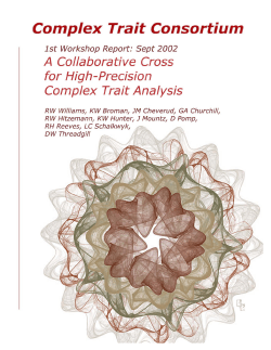 A Collaborative Cross for High-precision Complex Trait Analysis