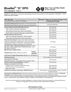 BlueNet H EPO Plan 2 (25/750) - Blue Cross and Blue Shield of
