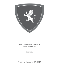 The Cure for Cowardice - 1-25-15