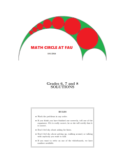 The Problems with Solutions