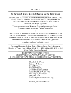 Read CAC`s brief in Veasey v. Abbott