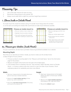 Measuring Tips