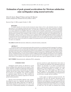 Estimation of peak ground accelerations for