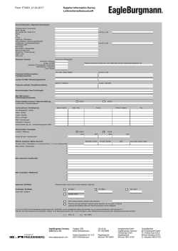 erreichen Sie unser Formular zur Lieferantenselbstauskunft