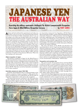 Japanese Yen the Australian Way