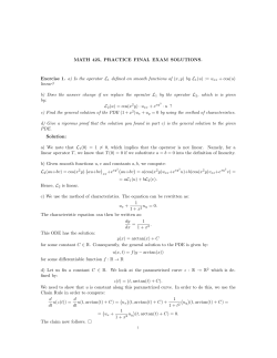 Solutions to Practice Final Exam