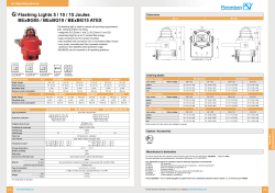 Flashing Lights 5 / 10 / 15 Joules BExBG05 / BExBG10 / BExBG15