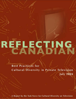 Reflecting Canadians: Best Practices for Cultural Diversity in Private